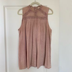 Anthropologie Pink Top
